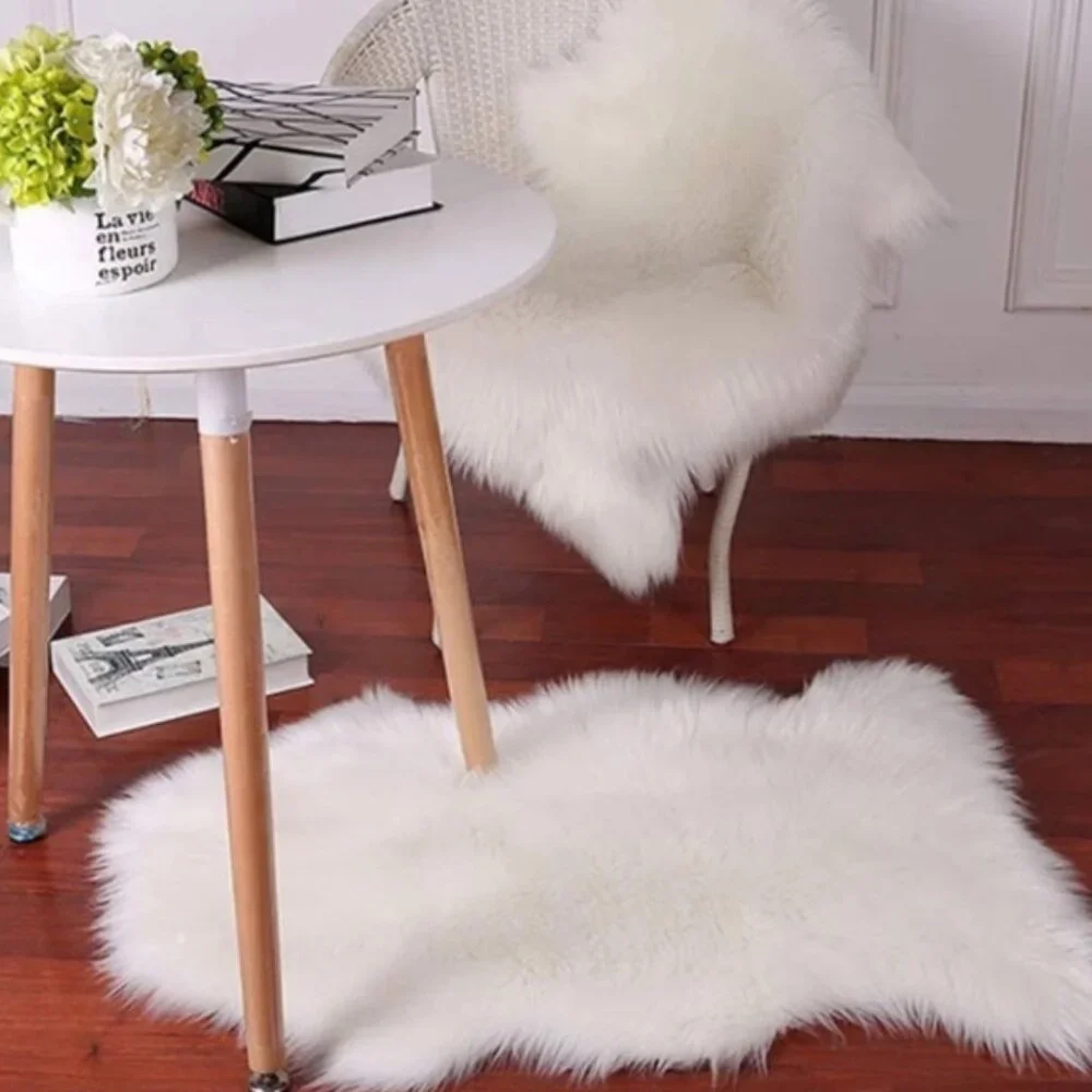 NEW Soft Faux Sheepskin Area Rugs